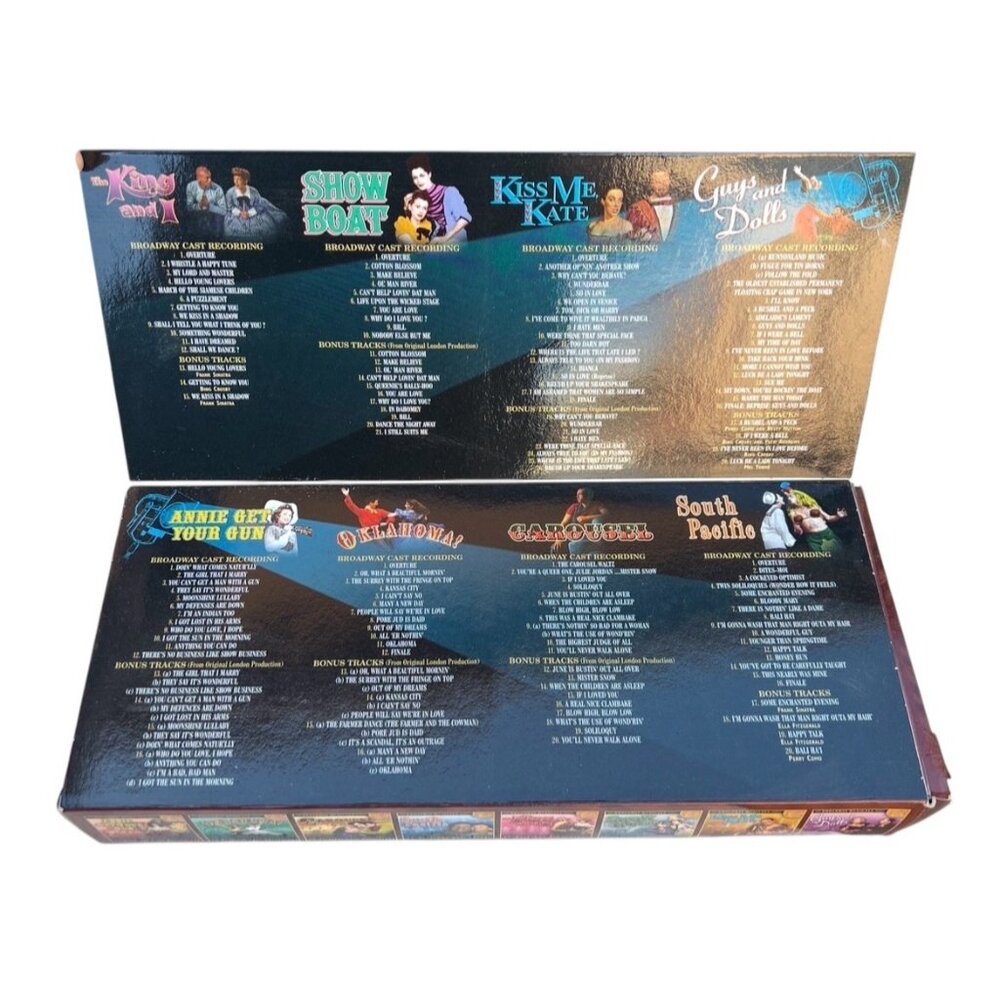 Prism Leisure CD Set of 8 Broadway Musicals VGUC from Original Soundtracks Gift - Picture 2 of 9